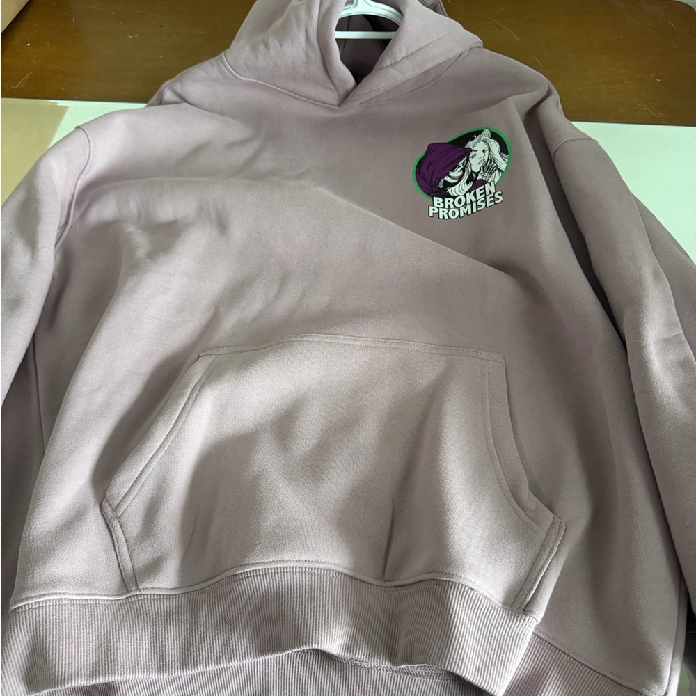 Graphic Print Pink Sweatshirt - Picture 2 of 2